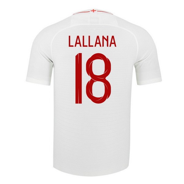 Camiseta Inglaterra 1ª Lallana 2018 Blanco